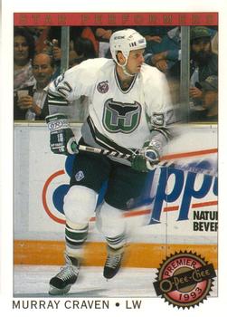 #3 Murray Craven - Hartford Whalers - 1992-93 O-Pee-Chee Premier Hockey - Star Performers