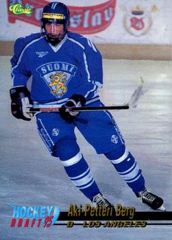 #3 Aki Berg - Los Angeles Kings - 1995 Classic Hockey