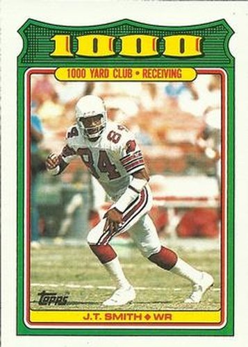 #3 J.T. Smith - St. Louis Cardinals - 1988 Topps Football - 1000 Yard Club
