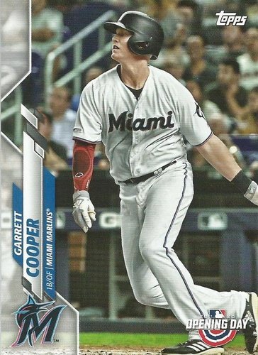 #3 Garrett Cooper - Miami Marlins - 2020 Topps Opening Day Baseball