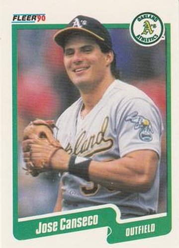 #3 Jose Canseco - Oakland Athletics - 1990 Fleer USA Baseball