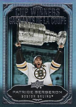 #CW-3 Patrice Bergeron - Boston Bruins - 2020-21 Upper Deck Tim Hortons Hockey - Cup Winners