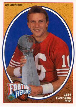 #3 Joe Montana - San Francisco 49ers - 1991 Upper Deck - Football Heroes: Joe Montana Football