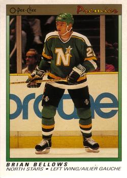 #3 Brian Bellows - Minnesota North Stars - 1990-91 O-Pee-Chee Premier Hockey
