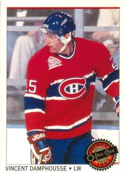 #3 Vincent Damphousse - Montreal Canadiens - 1992-93 O-Pee-Chee Premier Hockey