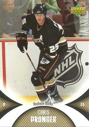 #3 Chris Pronger - Anaheim Ducks - 2006-07 Upper Deck Mini Jersey Hockey