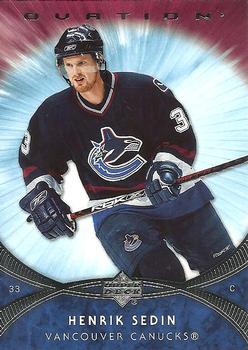 #3 Henrik Sedin - Henrik Sedin - 2007-08 Upper Deck Ovation Hockey