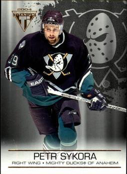 #3 Petr Sykora - Anaheim Mighty Ducks - 2003-04 Pacific Private Stock Titanium Hockey