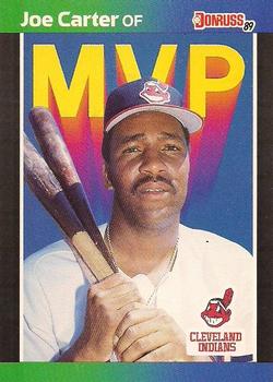 #BC-3 Joe Carter - Cleveland Indians - 1989 Donruss Baseball - Bonus MVP's