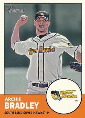 #3a Archie Bradley - South Bend Silver Hawks - 2012 Topps Heritage Minor League Baseball