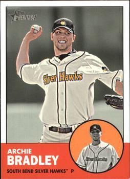 #3b Archie Bradley - South Bend Silver Hawks - 2012 Topps Heritage Minor League Baseball