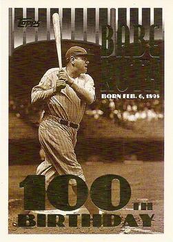#3b Babe Ruth - New York Yankees - 1995 Topps Baseball