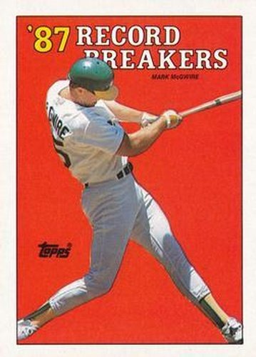#3b Mark McGwire - Oakland Athletics - 1988 Topps Baseball