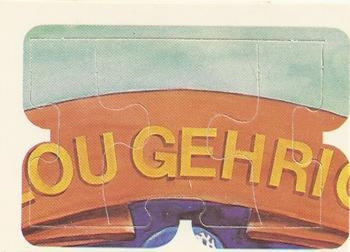 #4-6 Lou Gehrig - New York Yankees - 1985 Donruss - Lou Gehrig Puzzle Baseball