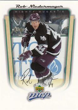 #4 Rob Niedermayer - Anaheim Mighty Ducks - 2005-06 Upper Deck MVP Hockey