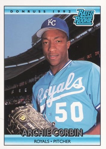 #400 Archie Corbin - Kansas City Royals - 1992 Donruss Baseball