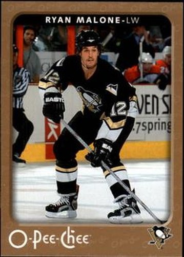 #400 Ryan Malone - Pittsburgh Penguins - 2006-07 O-Pee-Chee Hockey