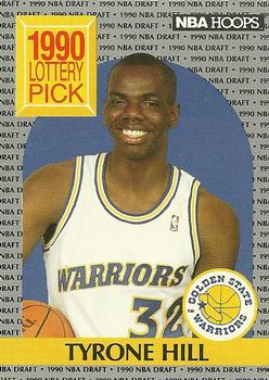 #400 Tyrone Hill - Golden State Warriors - 1990-91 Hoops Basketball