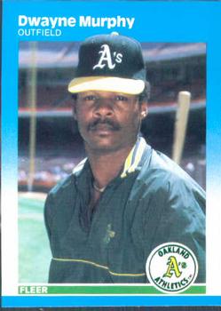 #400 Dwayne Murphy - Oakland Athletics - 1987 Fleer Baseball