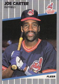#400 Joe Carter - Cleveland Indians - 1989 Fleer Baseball