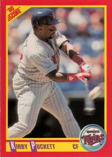 #400 Kirby Puckett - Minnesota Twins - 1990 Score Baseball