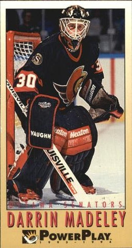 #400 Darrin Madeley - Ottawa Senators - 1993-94 Fleer PowerPlay Hockey