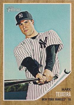 #400 Mark Teixeira - New York Yankees - 2011 Topps Heritage Baseball
