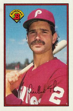 #400 Dickie Thon - Philadelphia Phillies - 1989 Bowman Baseball