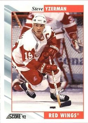 #400 Steve Yzerman - Detroit Red Wings - 1992-93 Score USA Hockey