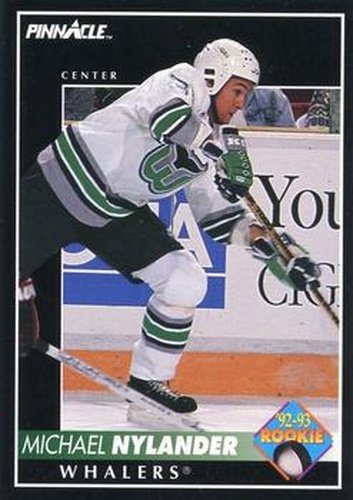 #400 Michael Nylander - Hartford Whalers - 1992-93 Pinnacle Canadian Hockey