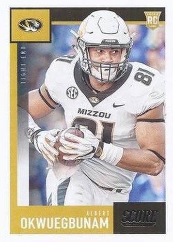 #400 Albert Okwuegbunam - Missouri Tigers - 2020 Score Football
