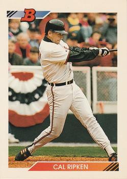 #400 Cal Ripken - Baltimore Orioles - 1992 Bowman Baseball