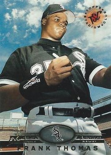 #400 Frank Thomas - Chicago White Sox - 1995 Stadium Club Baseball