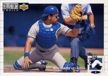 #400 Mike Piazza - Los Angeles Dodgers - 1994 Collector's Choice Baseball