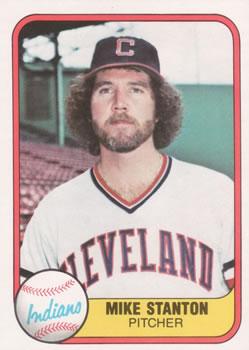 #400 Mike Stanton - Cleveland Indians - 1981 Fleer Baseball
