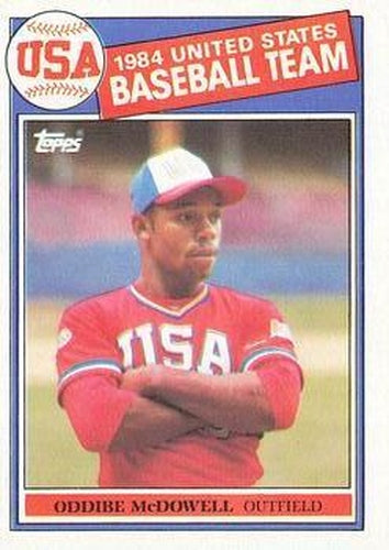 #400 Oddibe McDowell - USA - 1985 Topps Baseball