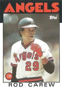 #400 Rod Carew - California Angels - 1986 Topps Baseball