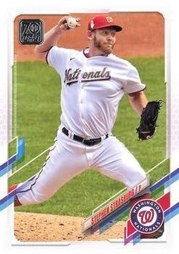 #400 Stephen Strasburg - Washington Nationals - 2021 Topps Baseball
