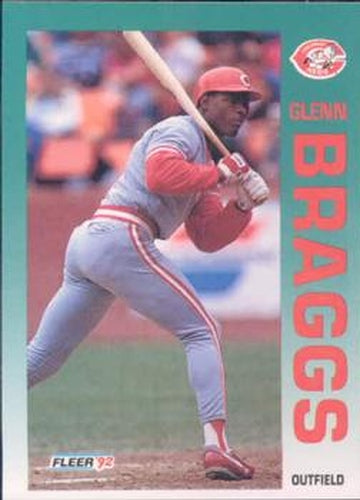 #400 Glenn Braggs - Cincinnati Reds - 1992 Fleer Baseball