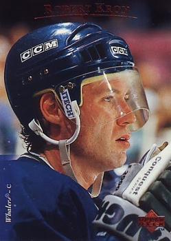 #400 Robert Kron - Hartford Whalers - 1995-96 Upper Deck Hockey