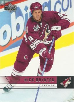 #400 Nick Boynton - Phoenix Coyotes - 2006-07 Upper Deck Hockey