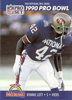 #400 Ronnie Lott - San Francisco 49ers - 1990 Pro Set Football