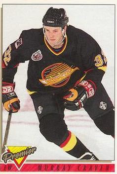 #400 Murray Craven - Vancouver Canucks - 1993-94 Topps Premier Hockey