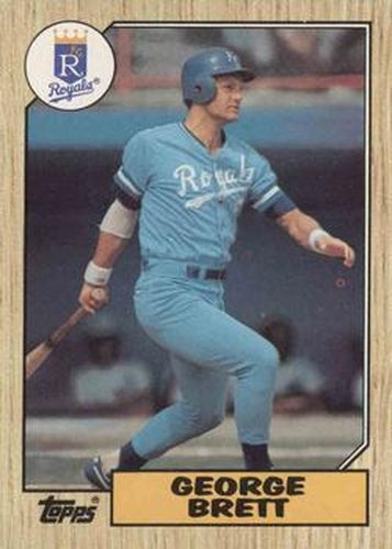 #400 George Brett - Kansas City Royals - 1987 Topps Baseball