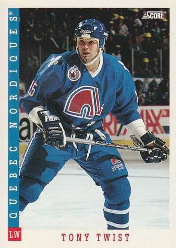 #400 Tony Twist - Quebec Nordiques - 1993-94 Score Canadian Hockey