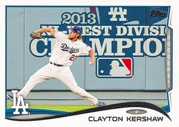 #400b Clayton Kershaw - Los Angeles Dodgers - 2014 Topps Baseball
