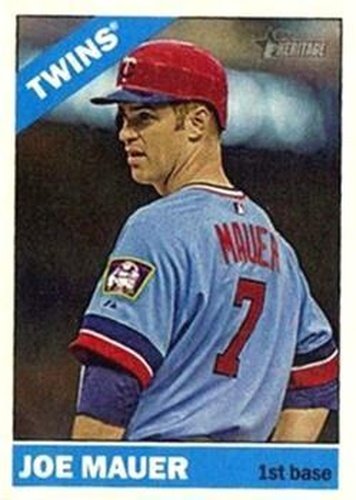 #400b Joe Mauer - Minnesota Twins - 2015 Topps Heritage Baseball