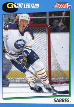 #401 Grant Ledyard - Buffalo Sabres - 1991-92 Score Canadian Hockey