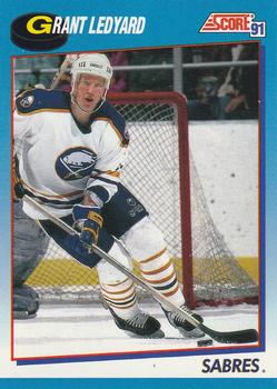 #401 Grant Ledyard - Buffalo Sabres - 1991-92 Score Canadian Bilingual Hockey