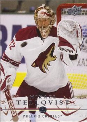 #401 Mikael Tellqvist - Phoenix Coyotes - 2008-09 Upper Deck Hockey